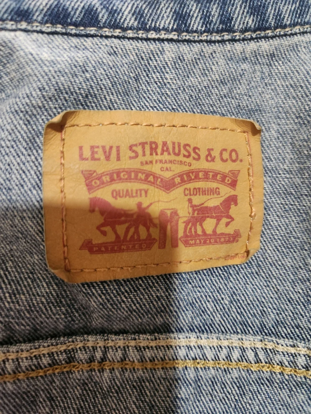 Levi's Kids Blue Denim Trucker Jacket